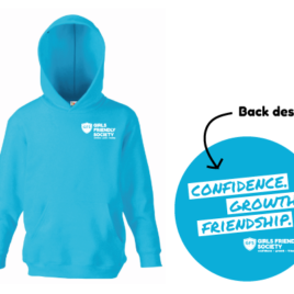 Blue hoodie