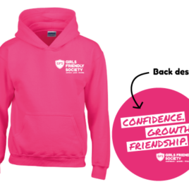 Pink hoodie
