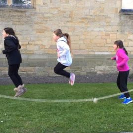 Girls get active skipping